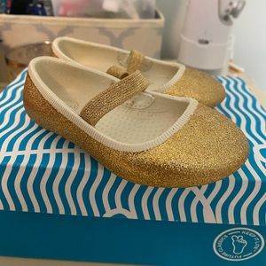 native margot bling gold baller flat toddler 5